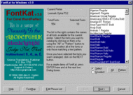 FontKat Font Cataloger screenshot